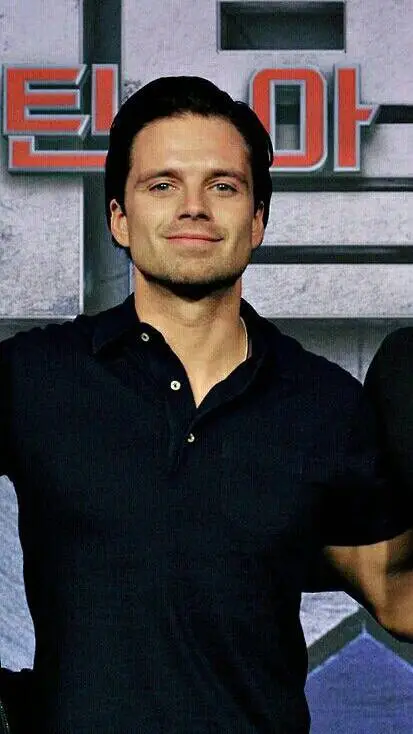 ai character: Sebastian Stan  background