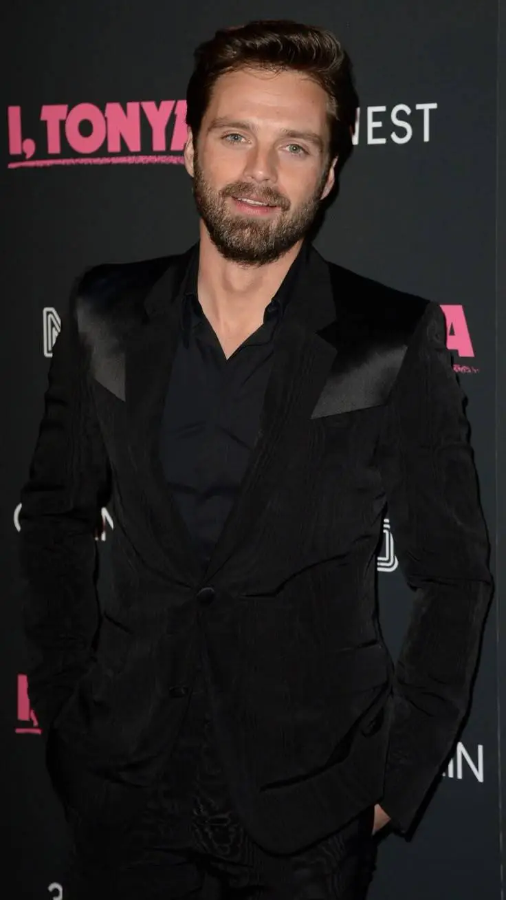 ai character: Sebastian Stan background