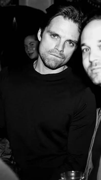 ai character: Sebastian Stan background