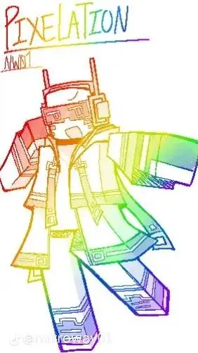 ai character: Pixelation 👾 background