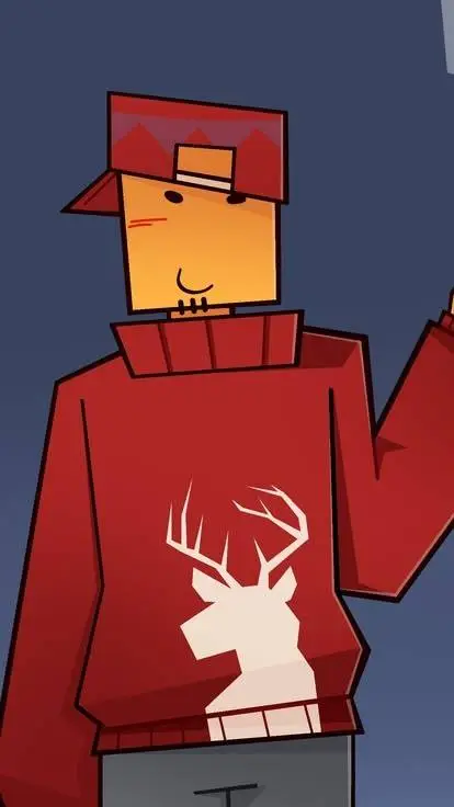 ai character: 🪓 Rusty Mcclue.  background