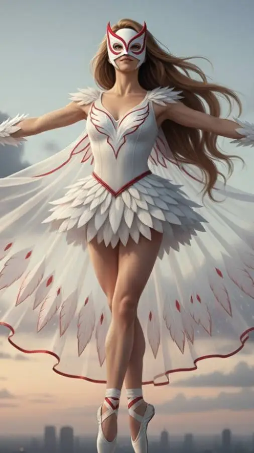 ai character: Swan background