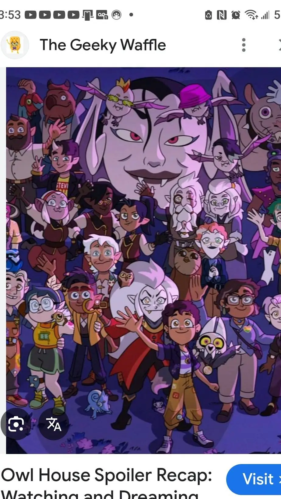 ai character: owl house background