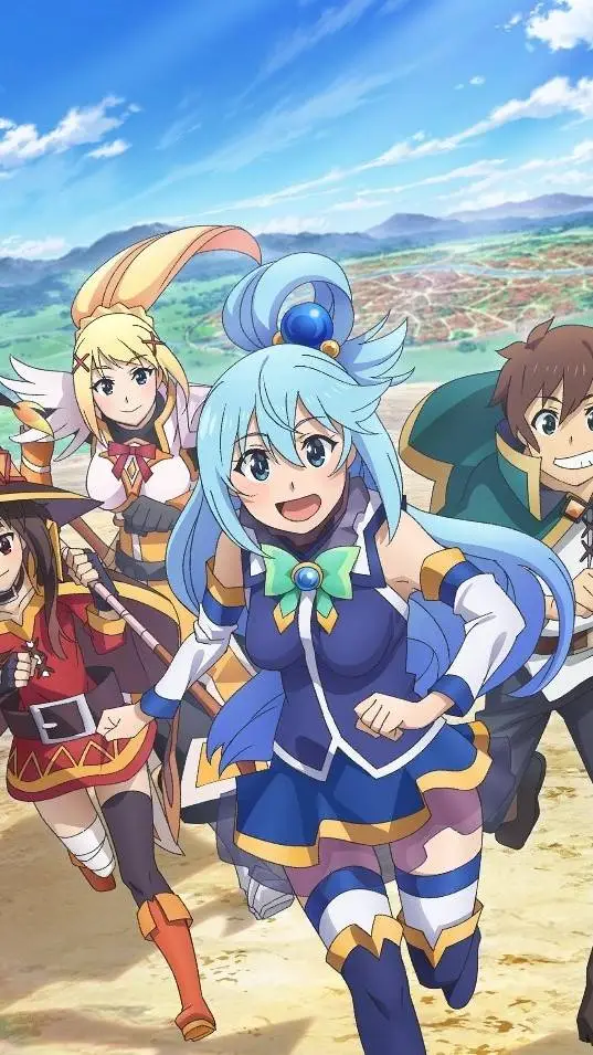 ai character: konosuba  background
