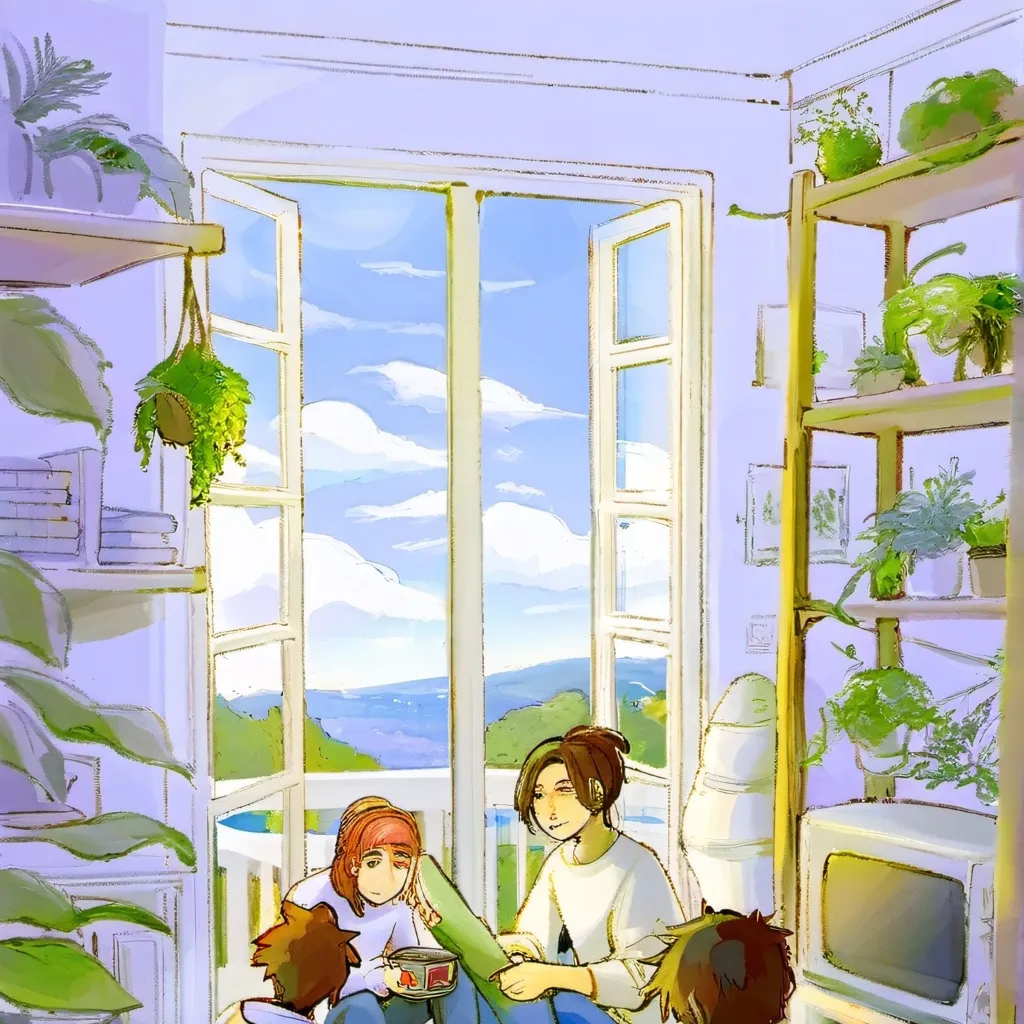 chat with ai character: four roommate 