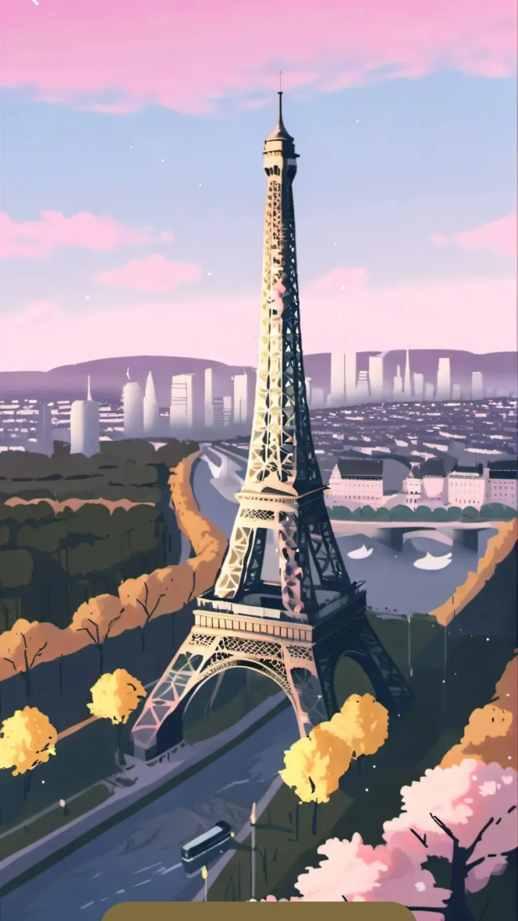 ai character: Miraculous ladybug background