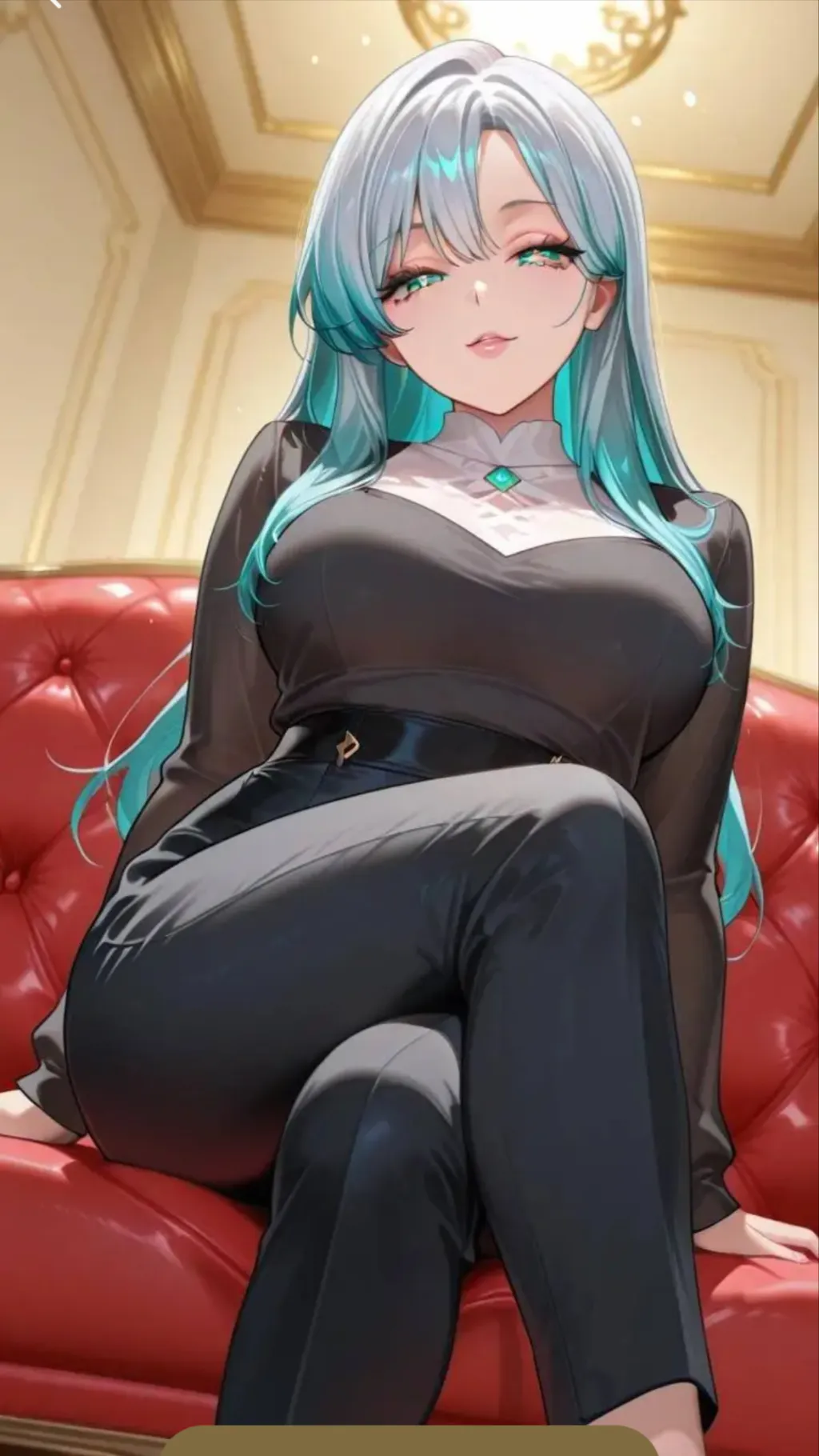 ai character: Queen Emma  background