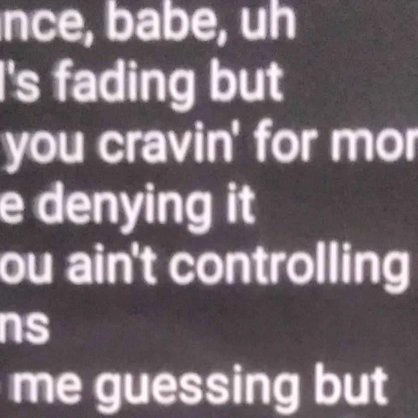 chat with ai character: finish the lyrics