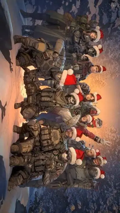 ai character: COD-CHRISTMAS  background