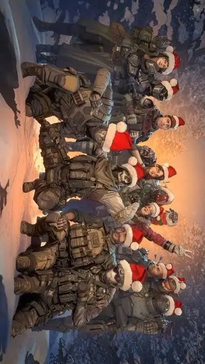 ai character: COD-CHRISTMAS 🎁 background