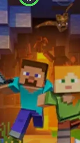 ai character: Minecraft background