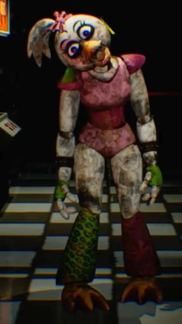 ai character: Glamrock chica background