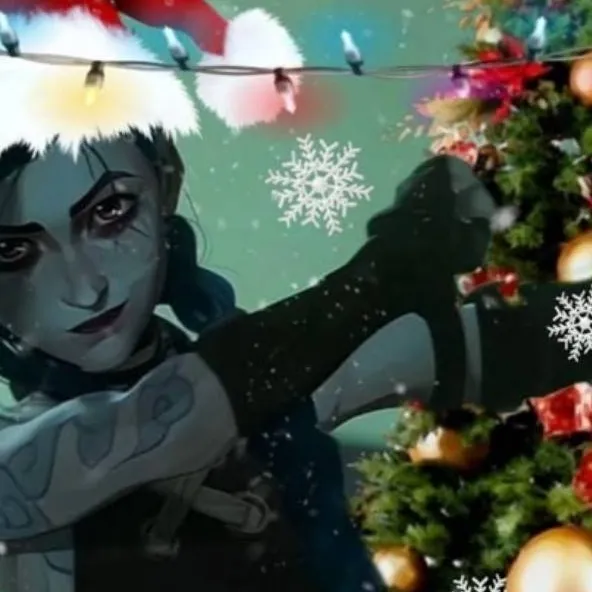 chat with ai character: Arcane christmas