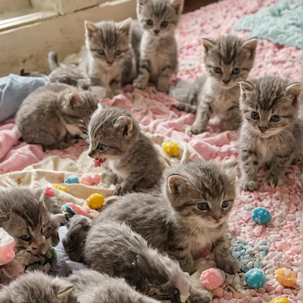 chat with ai character: kittens eating 🍭