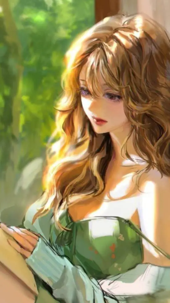 ai character: Persephone..  background