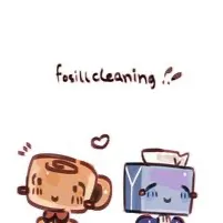 chat with ai character: Fossilcleaning!!