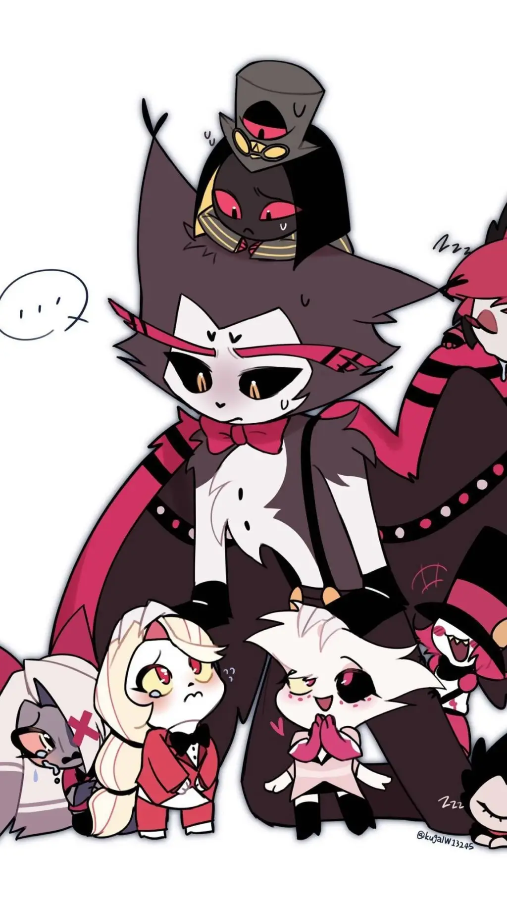 ai character: HH babies background