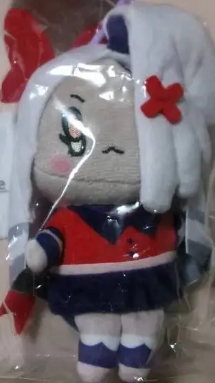 ai character: Vaggie plush background