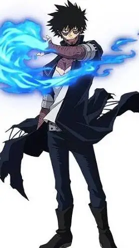 ai character: Dabi Todoroki background