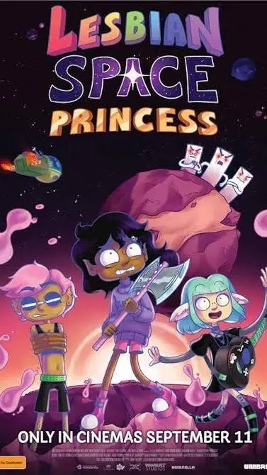 ai character: Lesbian Space Prin background
