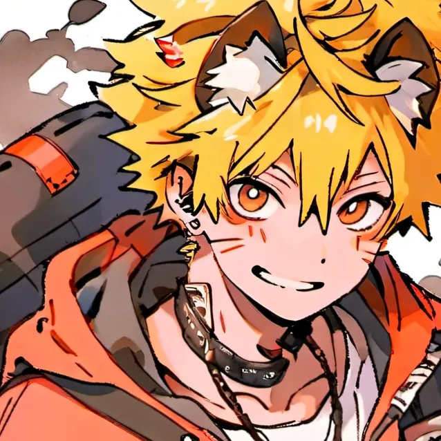 chat with ai character: Bakugo as a cat!?
