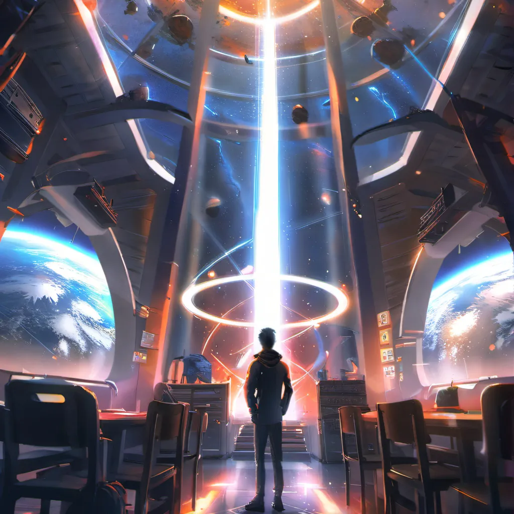 chat with ai character: Galaxy university 