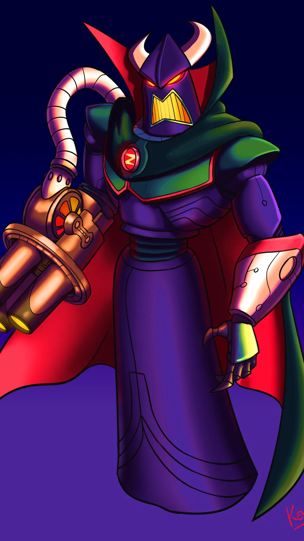 ai character: Evil Buzz background
