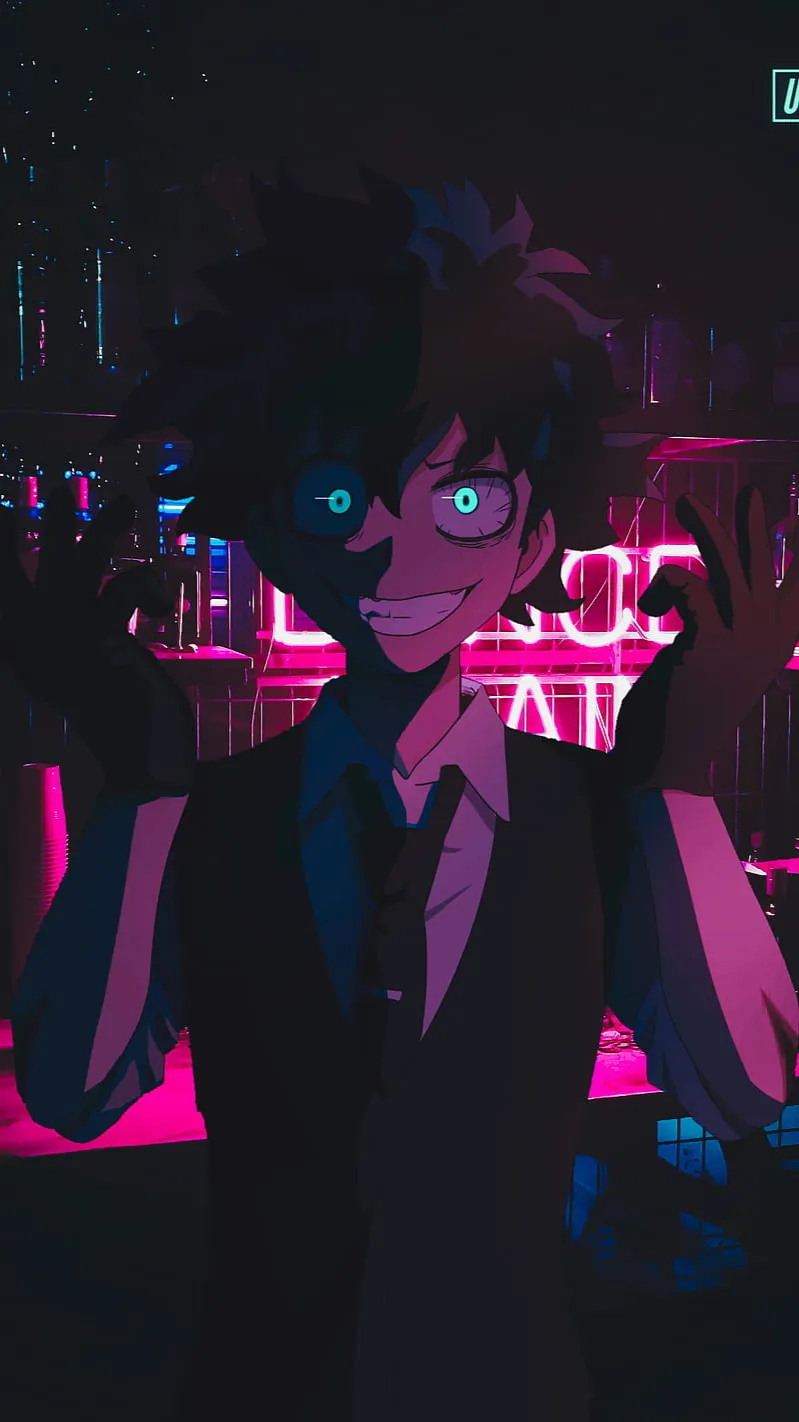 ai character: Villain Deku background