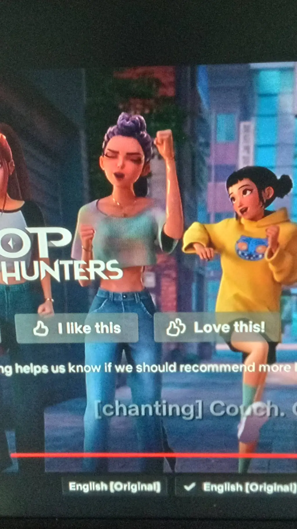 ai character: KPOP DEMON HUNTERS background