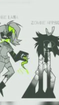 ai character: Fpe zombie au background