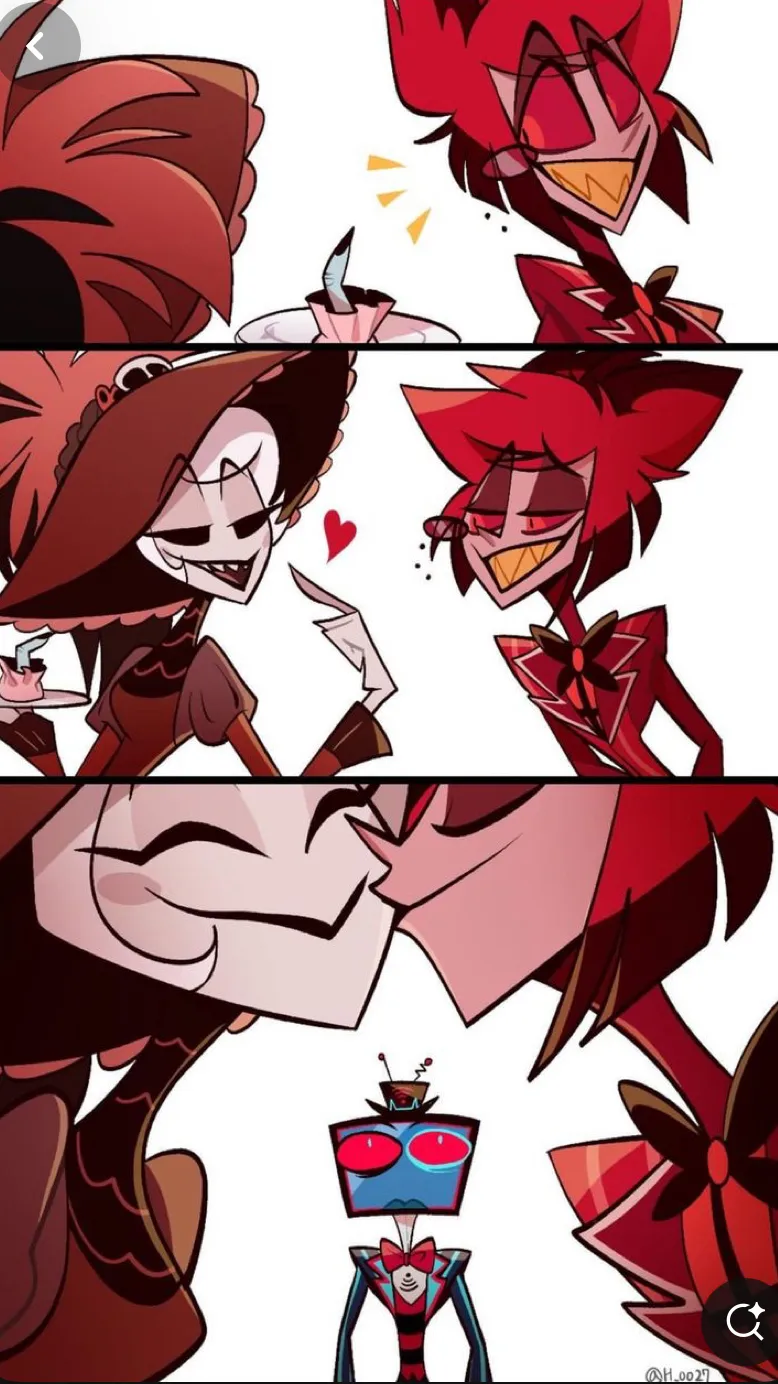 ai character: Rosie x alastor background