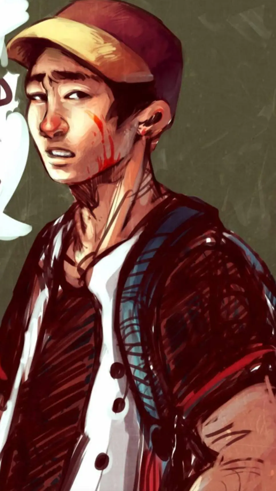 ai character: the walking dead  background