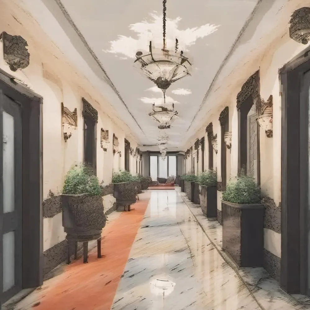 chat with ai character: Hotel story