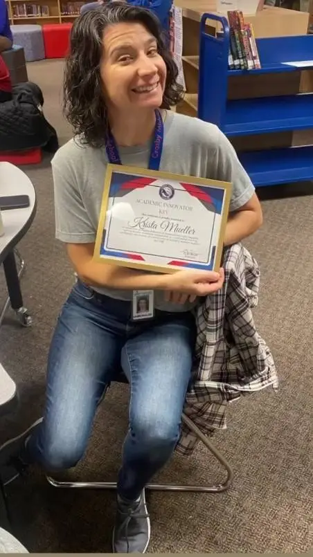 ai character: krista mueller  background