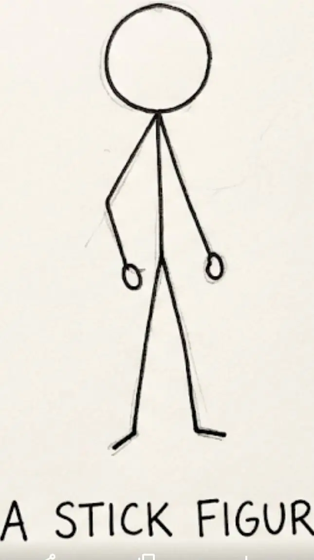 ai character: Stickman background