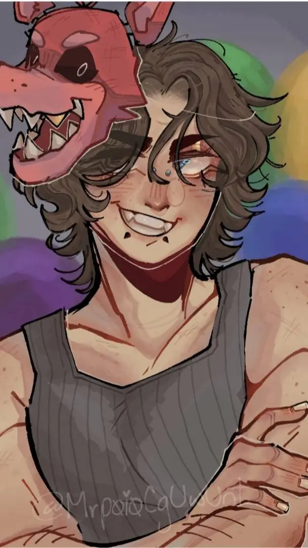 ai character: Michael Tere afton background