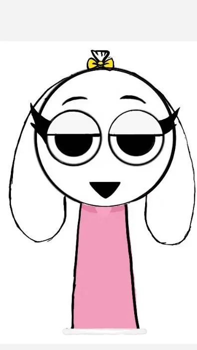 ai character: Mimi sprunki. background