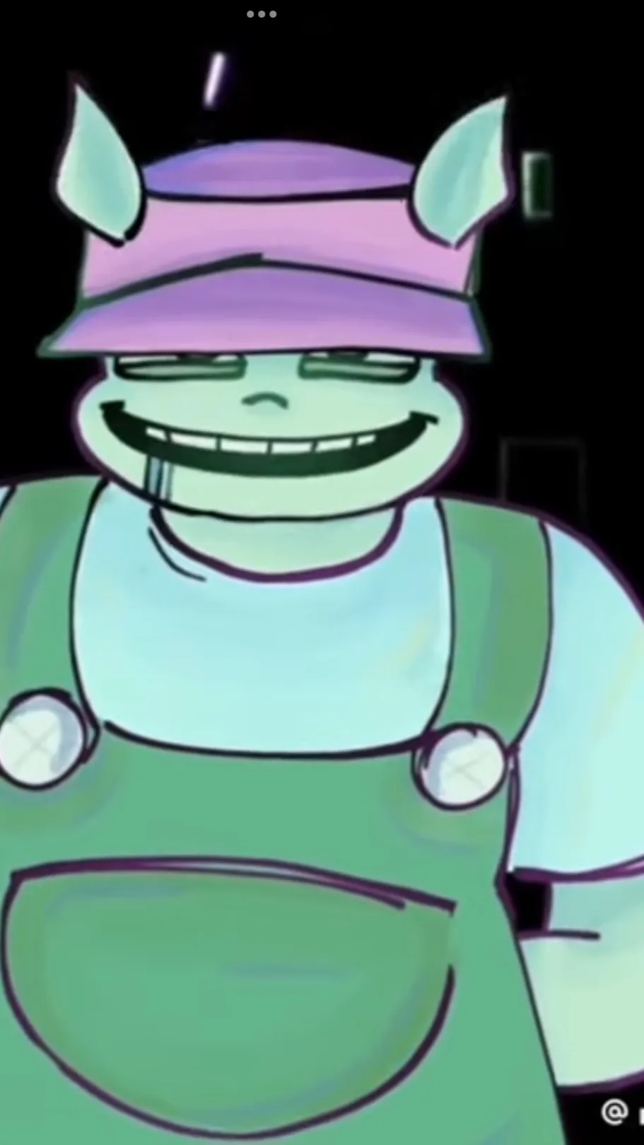 ai character: Uncle samsonite  background