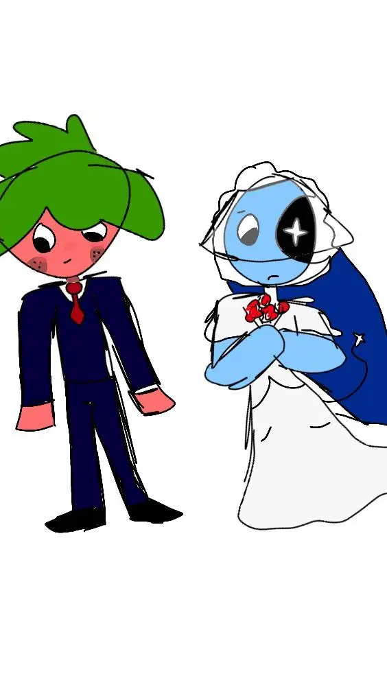 ai character: Moonberry wedding  background