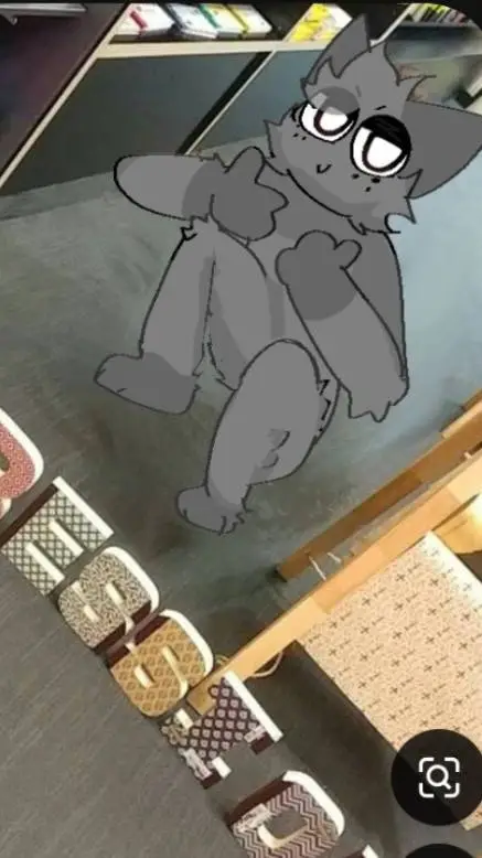 ai character: gray background