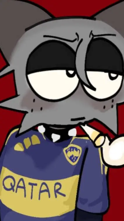 ai character: gray background