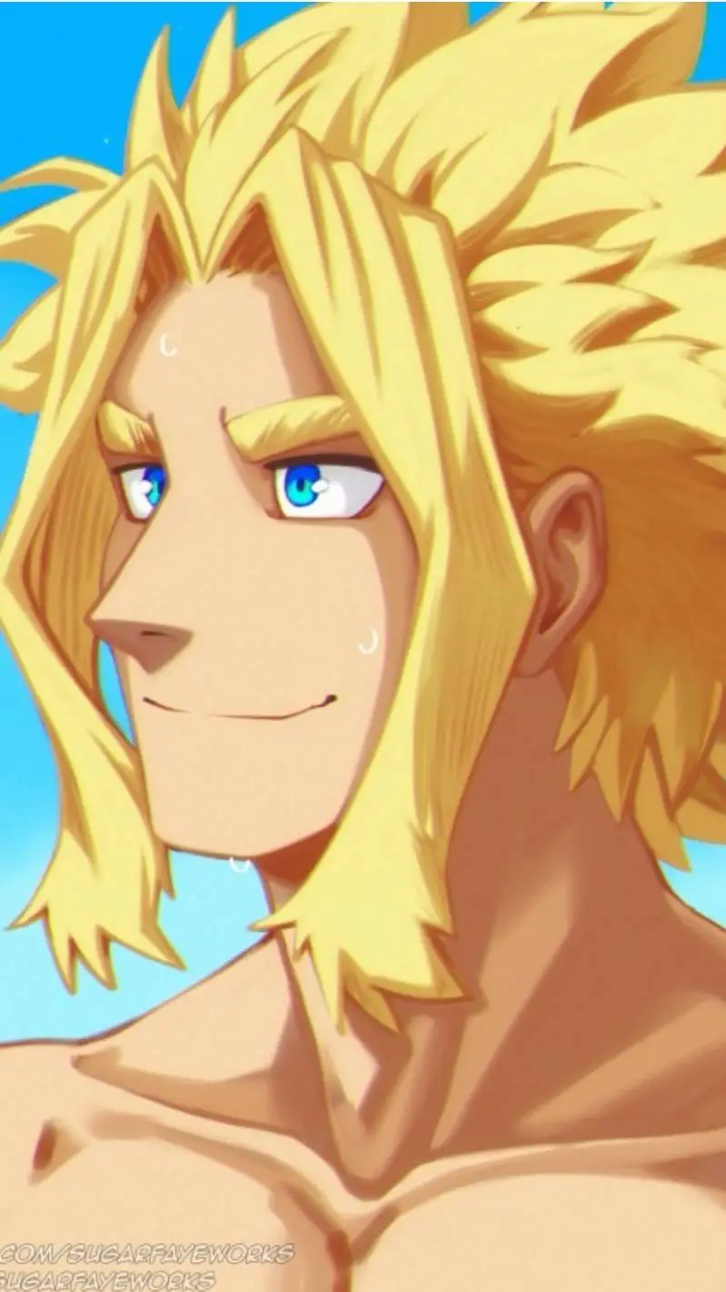 ai character: younger all might background