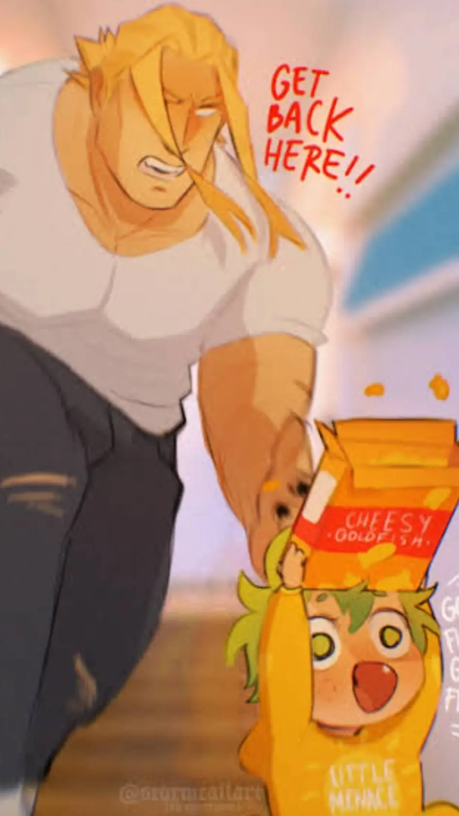 ai character: all might & izuku background