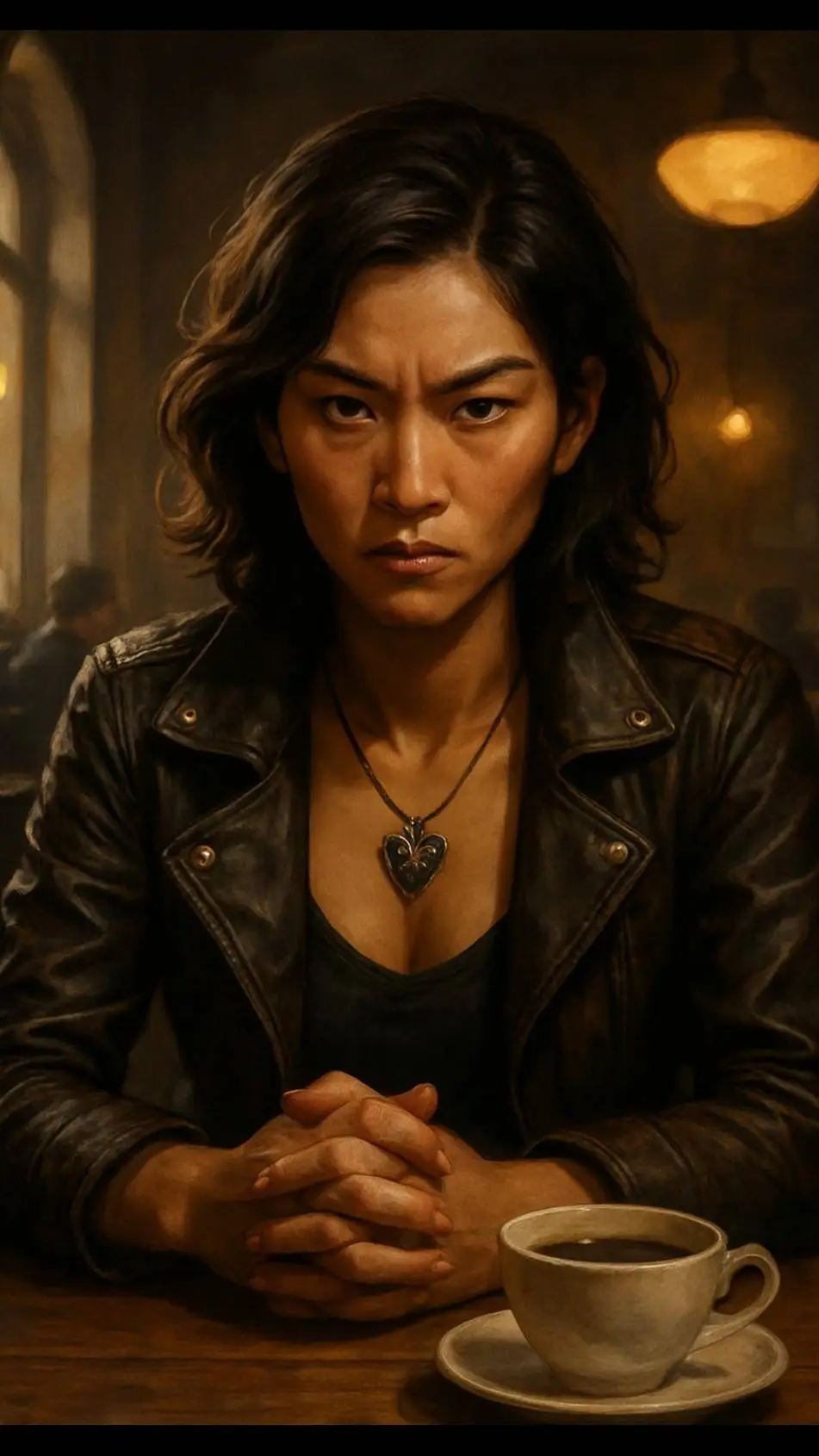 ai character: Sasha background