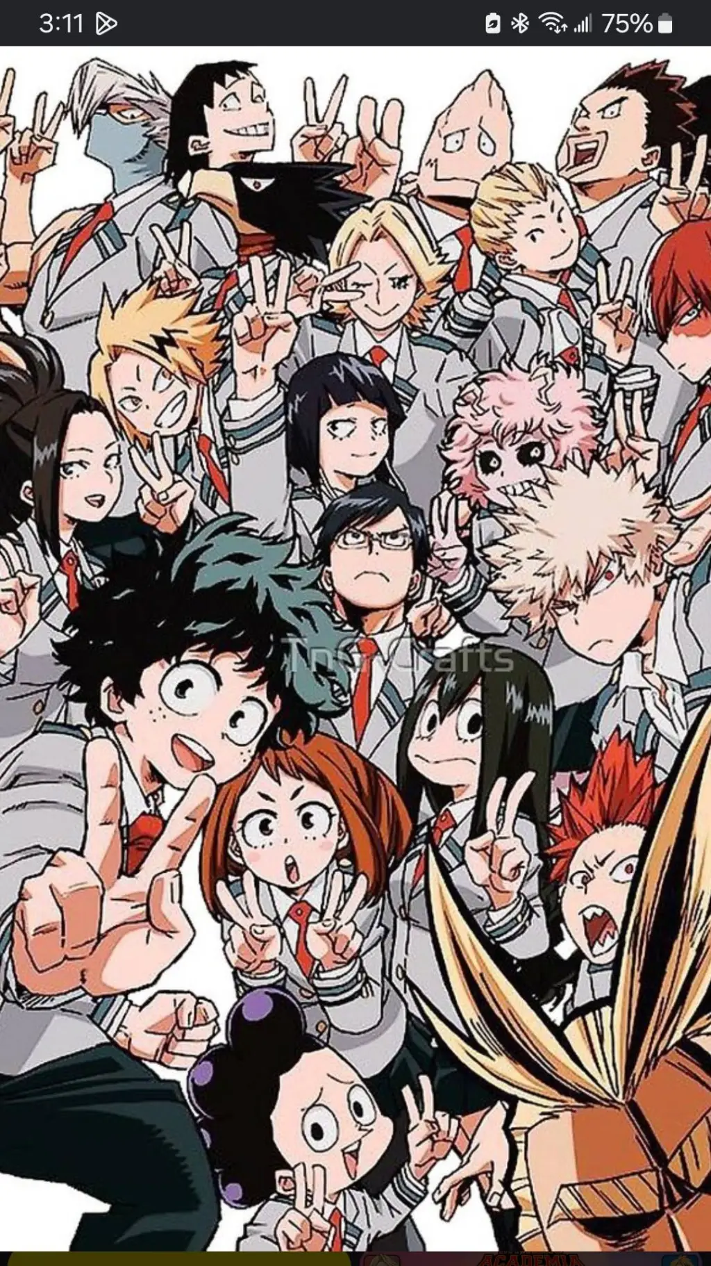ai character: Bakudeku kid background