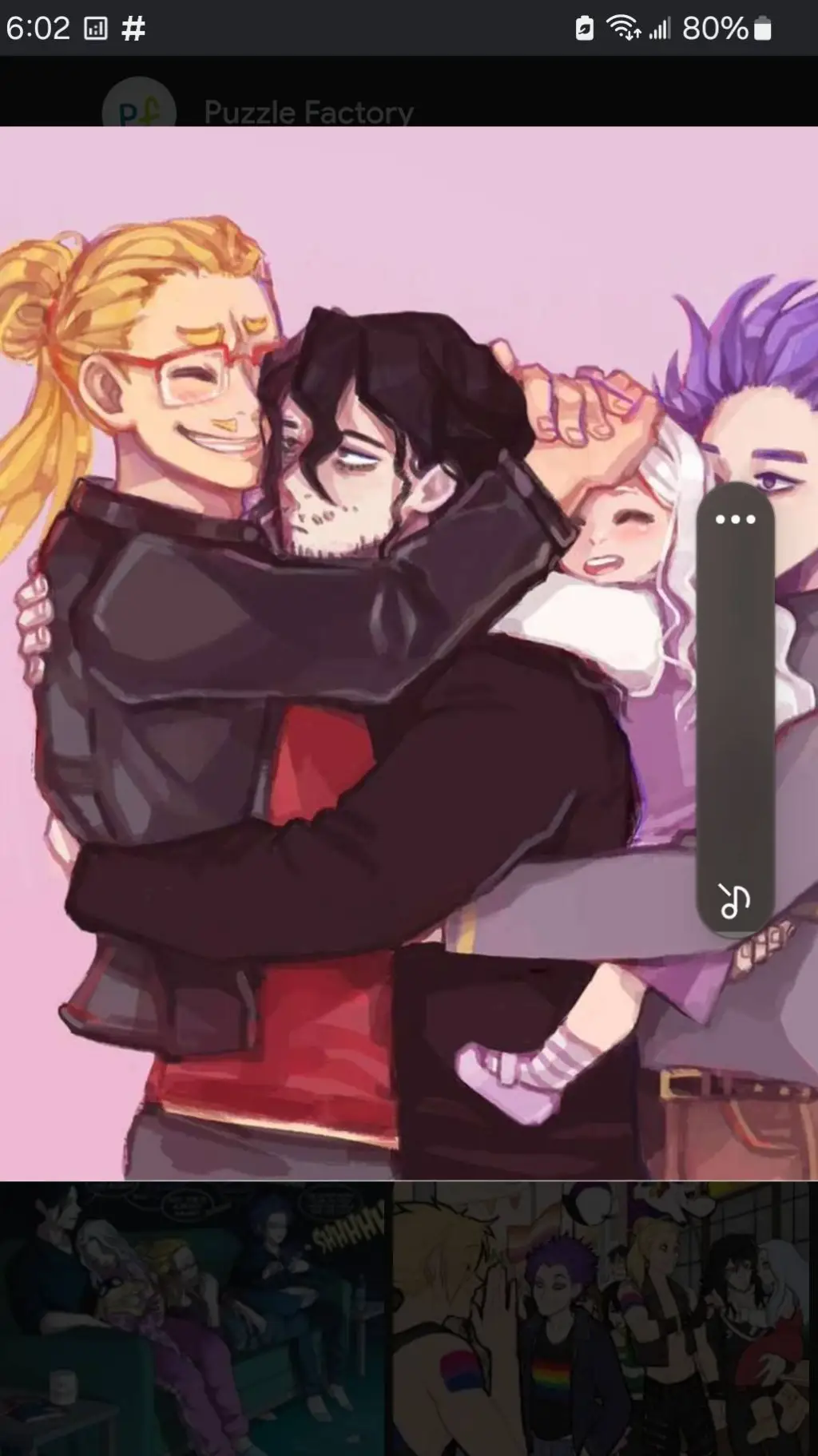 ai character: Erasermic dad, pap background
