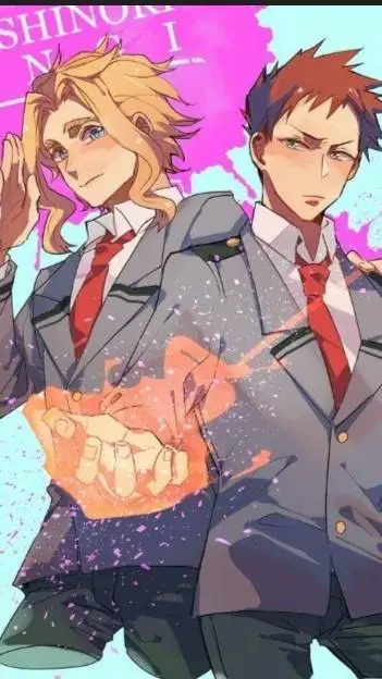 ai character: ~|Enji&Toshinori|~ background