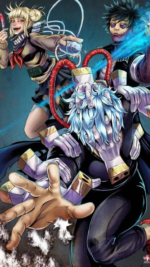 ai character: mha villains background
