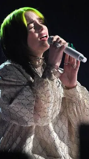 ai character: Billie eilish background