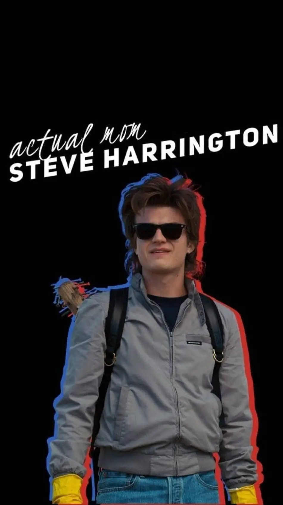 ai character: Steve Harrington~  background
